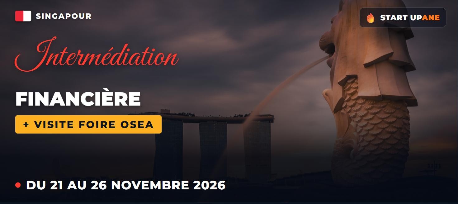 Formation Intermédiation Financière et visite de la foire OSEA à Singapour, du 21 au 26 novembre 2026