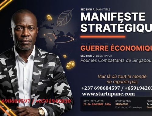 MESSAGE CAPITAL DESTINÉ AUX FUTURS ACTEURS DE LA GUERRE ÉCONOMIQUE QUI AURA LIEU À SINGAPOUR, 21-26 NOVEMBRE 2026